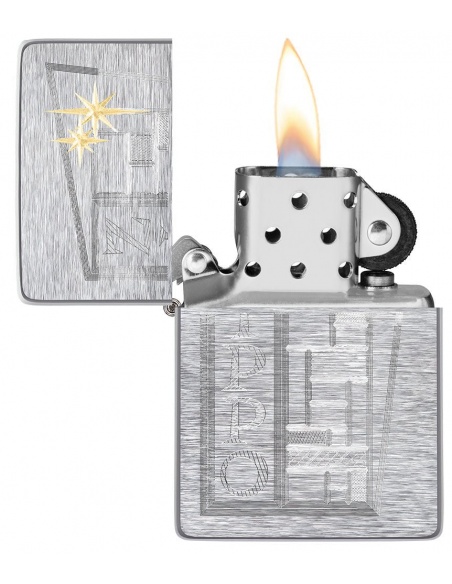 Brichetă Zippo 49801 Retro Zippo Logo