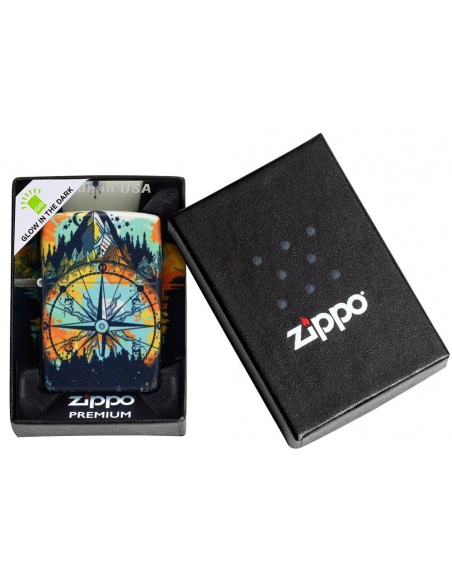 Brichetă Zippo 49805 Compass Glow in the Dark