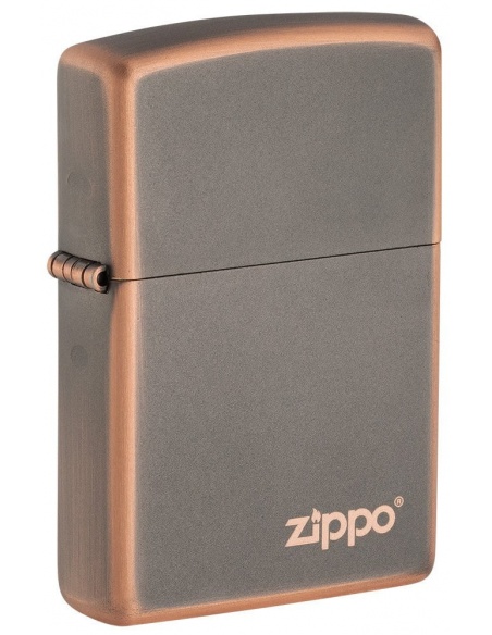 Brichetă Zippo 49839ZL Classic Rustic Bronze with Zippo Logo