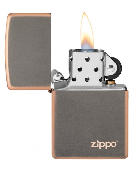 Brichetă Zippo 49839ZL Classic Rustic Bronze with Zippo Logo