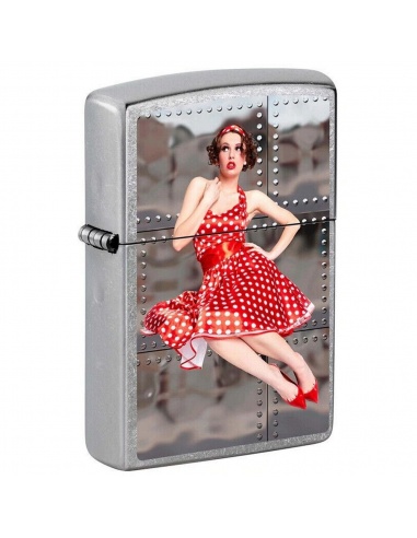 Bricheta Zippo 3628 Pinup Polka Dot Dress Girl