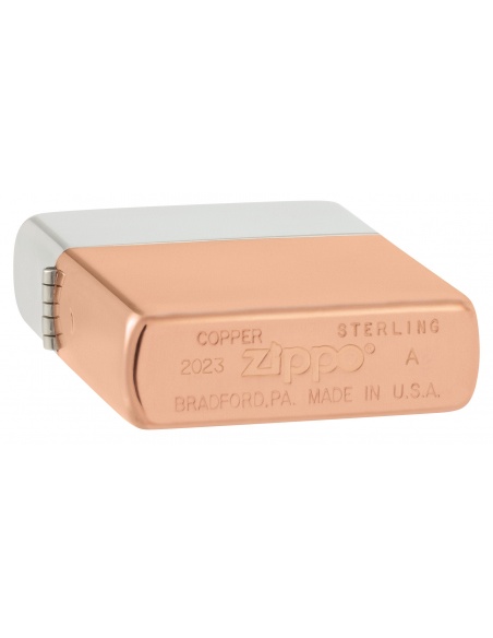 Brichetă Zippo 48694 Bimetal Sterling Silver Lid and Copper Bottom