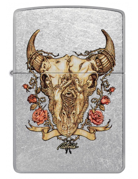 Brichetă Zippo 48559 Rick Rietveld Bull Skull