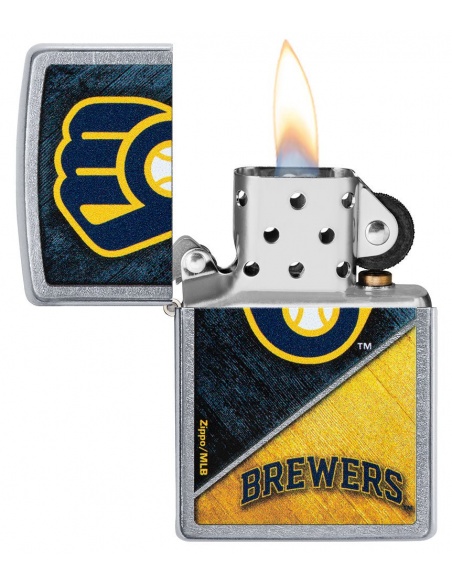 Brichetă Zippo 49739 MLB Milwaukee Brewers