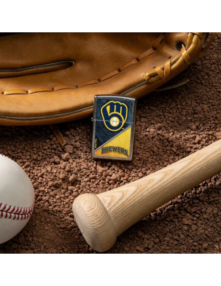 Brichetă Zippo 49739 MLB Milwaukee Brewers