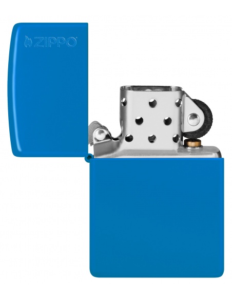 Brichetă Zippo 48628ZL Classic Sky Blue Matte with Zippo Logo