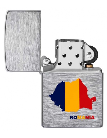 Brichetă Zippo 200/CI013052 Romania Map of Romania