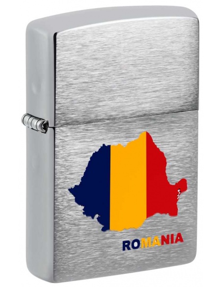 Brichetă Zippo 200/CI013052 Romania Map of Romania