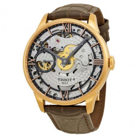 Ceas barbatesc Tissot T-Classic Chemin Des Tourelles Squelette T099.405.36.418.00 T0994053641800