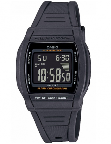 Ceas unisex Casio Collection Casio W-201-1BVEG