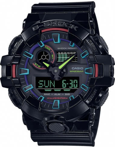 Ceas bărbătesc Casio G-SHOCK GA-700RGB-1AER