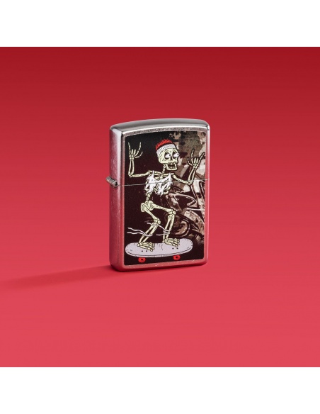 Brichetă Zippo 48911 Skateboarding Skeleton