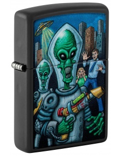 Brichetă Zippo 46250 2-Sided Alien Attack